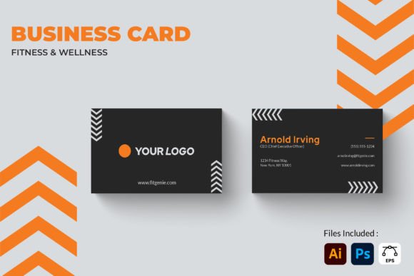 Elevate Your Brand with the Fitness and Wellness Business Card